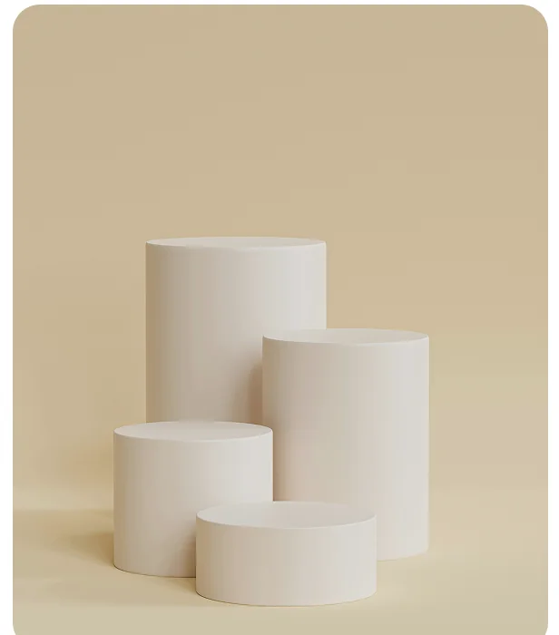 Ceramic podium forms